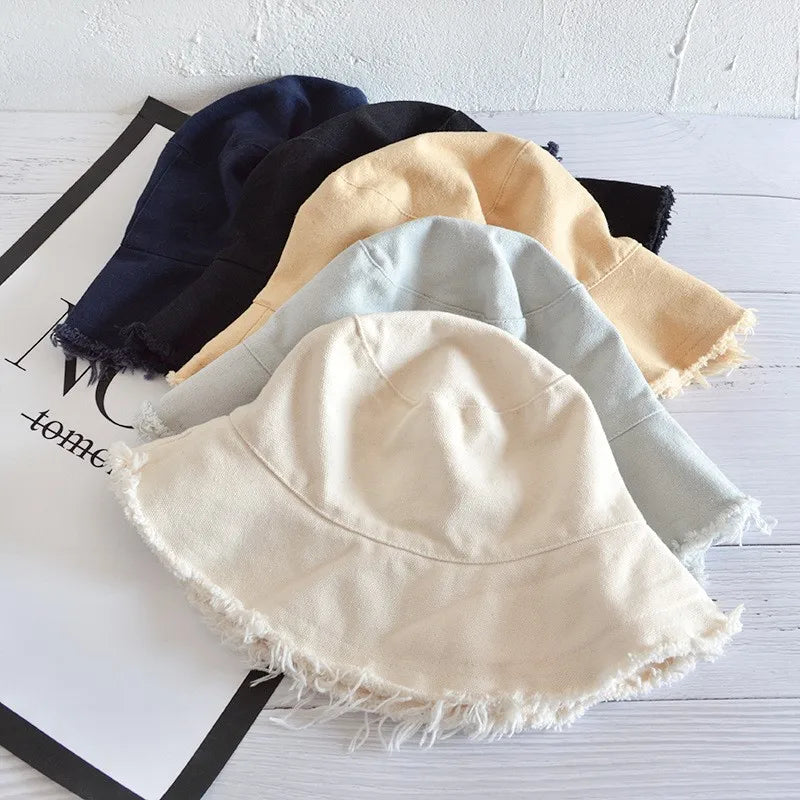 Brand Bucket Hat Fishing Outdoor Panama Hip Hop Cap Men's Summer for Fisherman Hat Women Denim Bucket Hats Custom Bucket Hat