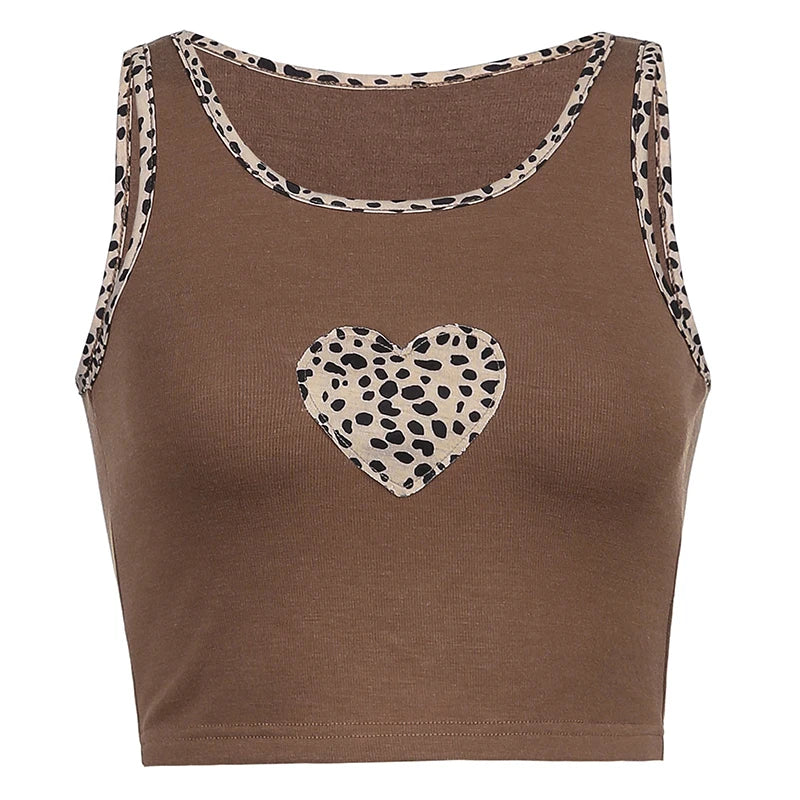 Brown 2021 Vintage Clothes Y2k Corset Crop Top Women Gothic Sexy Cyber Baby Tee Aesthetic Grunge 90s Ropa Fairycore Summer New