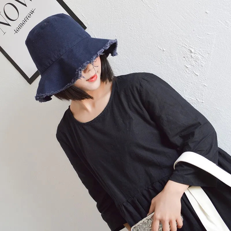 Brand Bucket Hat Fishing Outdoor Panama Hip Hop Cap Men's Summer for Fisherman Hat Women Denim Bucket Hats Custom Bucket Hat