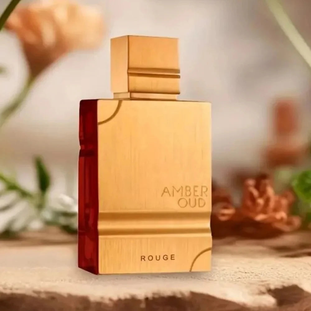 60ml Brand Men's Perfume Amber Rouge Edition For Women Eau De Toilette Spray Long-lasting Floral Woody Ideal Dating Fragrance