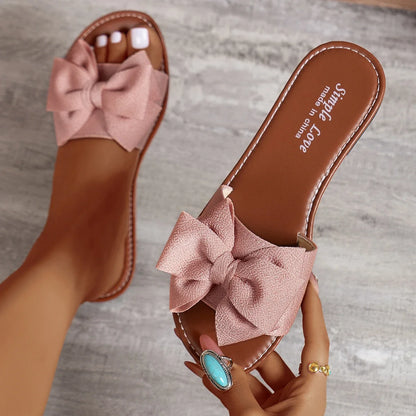 Women Slippers 2024 New Fashion Sandals Slides Women Summer Lightweight Shoes for Women Flat Heel Anti-slip Zapatos De Mujer