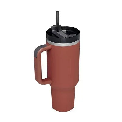 New Hot 40oz Insulated Tumbler acuum Cup 2.0 Thermal Mug for with Handle Straw Stainless Steel Hot and Cold Coffee Drink