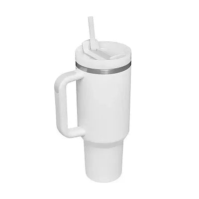 New Hot 40oz Insulated Tumbler acuum Cup 2.0 Thermal Mug for with Handle Straw Stainless Steel Hot and Cold Coffee Drink