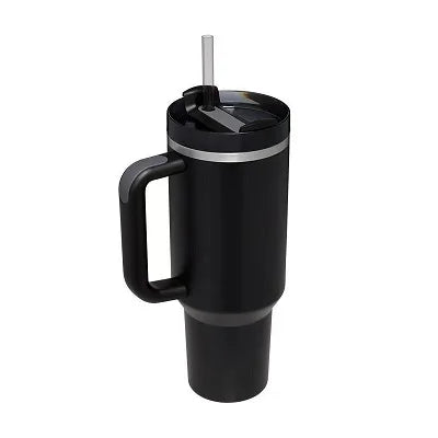 New Hot 40oz Insulated Tumbler acuum Cup 2.0 Thermal Mug for with Handle Straw Stainless Steel Hot and Cold Coffee Drink