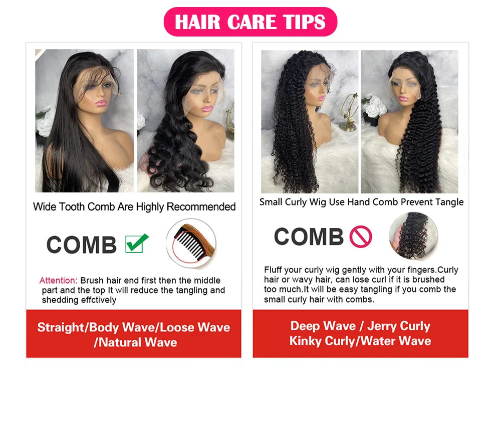 Blonde Body Wave Lace Front Wig 13x6 HD Transparent Lace 13x4 Human Hair Wig 613 Pre Plucked Full Frontal Wigs For Black Women
