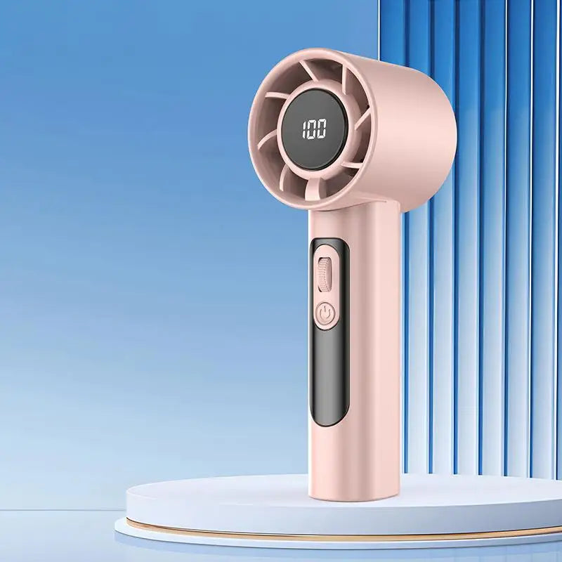 Xiaomi Handheld Portable Fan 100 Wind Speeds Adjustable Usb Charging Mini Outdoor Portable Turbo Long-lasting High Speed Fan
