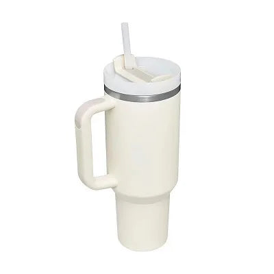 New Hot 40oz Insulated Tumbler acuum Cup 2.0 Thermal Mug for with Handle Straw Stainless Steel Hot and Cold Coffee Drink