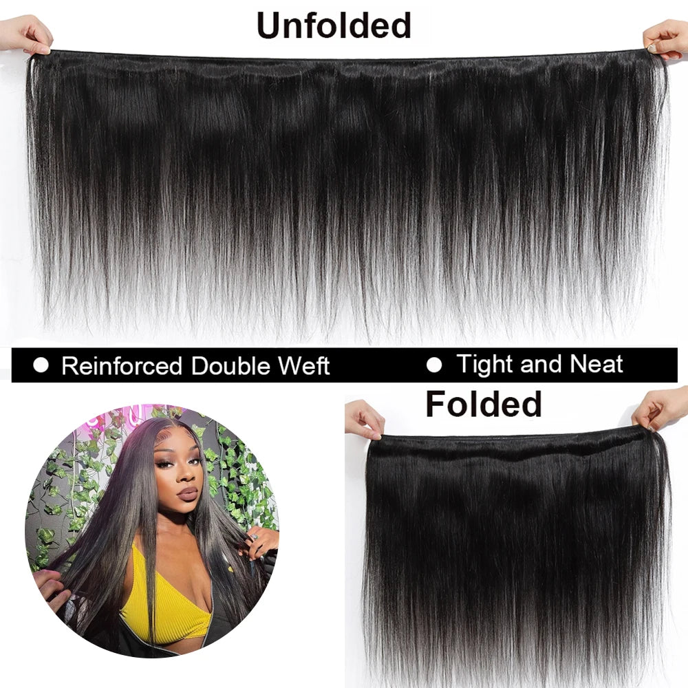 12A Human Hair Bundles 20 22 24 26 Inch Body Wave Bundles Human Hair 100% Unprocessed Brazilian Virgin Hair 3/4 Bundles Deals