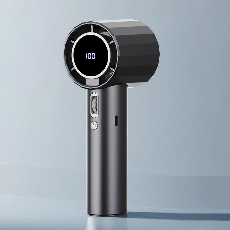 Xiaomi Handheld Portable Fan 100 Wind Speeds Adjustable Usb Charging Mini Outdoor Portable Turbo Long-lasting High Speed Fan