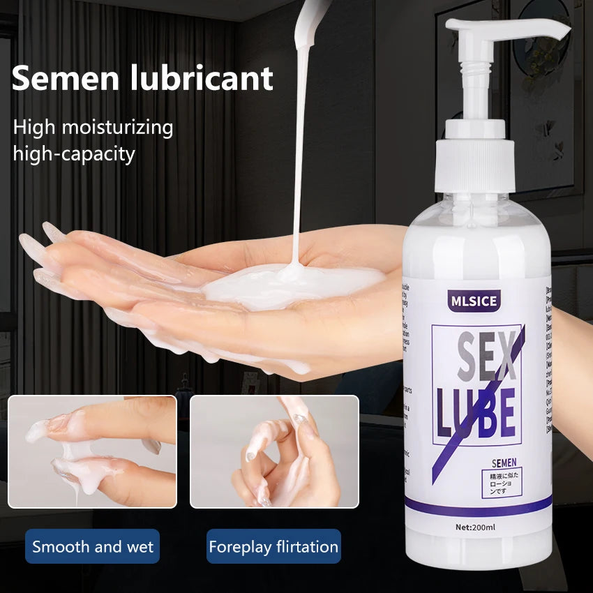 Sex Lube Water Based Men Semen Anal Lubricant Gay Gel Masturatobr For Women Vagina Oil Toys Games Couples Intimate Adult Goods