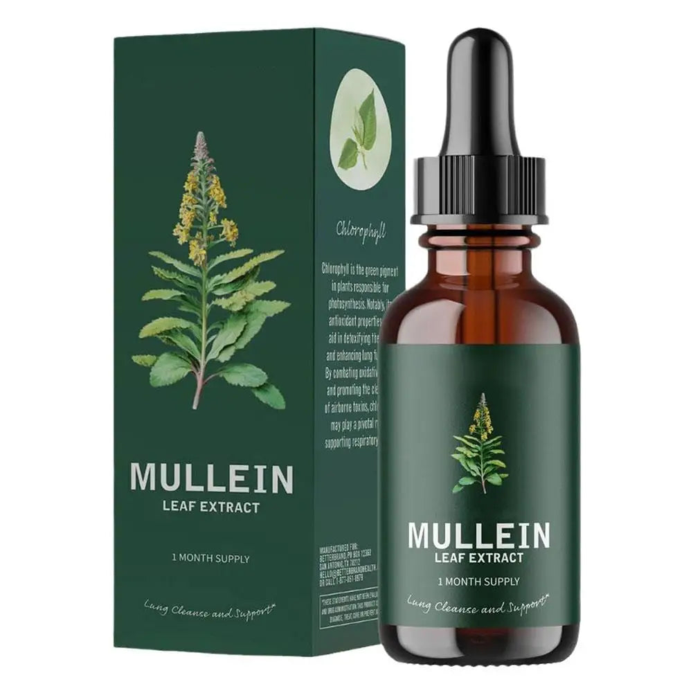 Mullein Leaf Extract - Support Nose Cleanse & Respiratory Function For Healthy Breathing - Natural Supplement-60ml