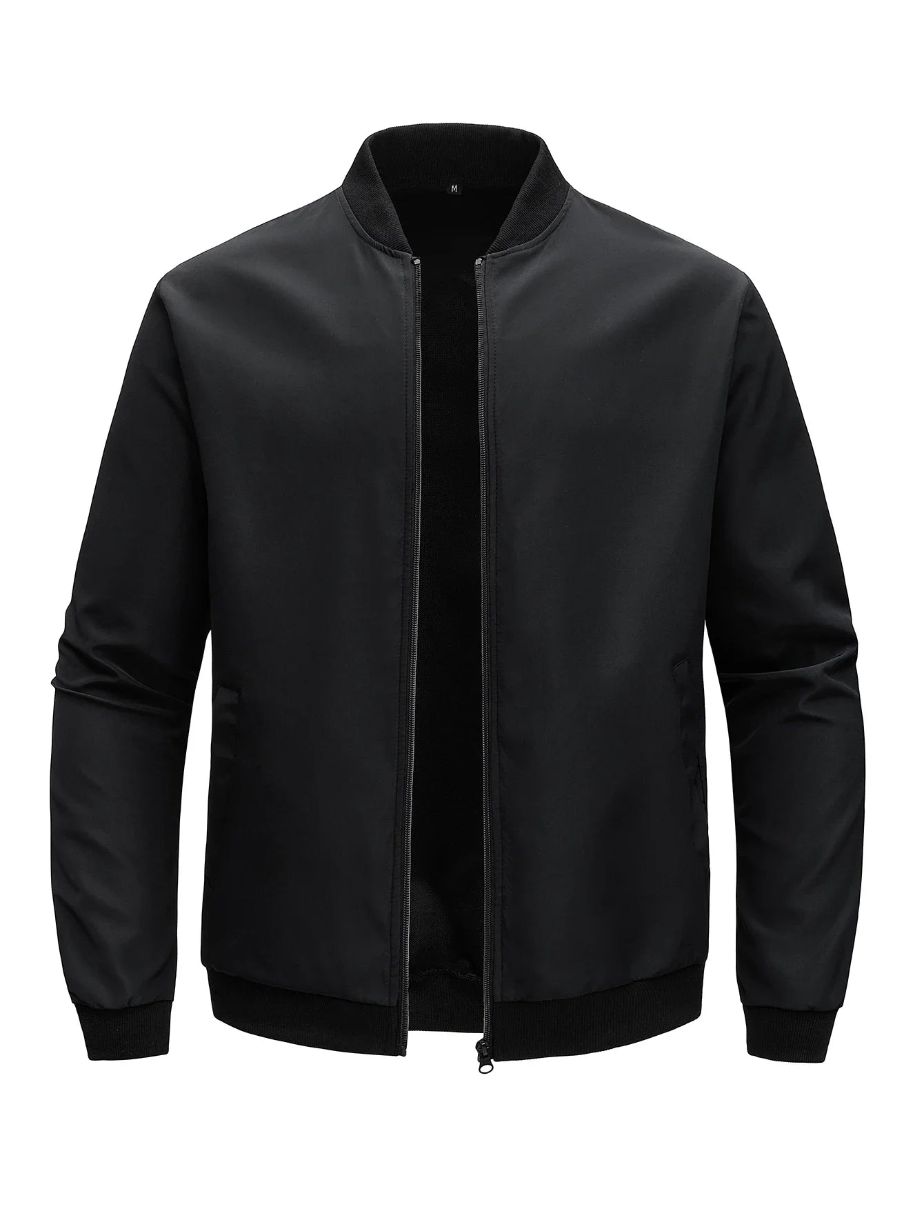 2025New Spring and Autumn New Baseball Collar Short Loose Solid Color Jacket Men's Business Casual Thin Coat Trend puffer jacket