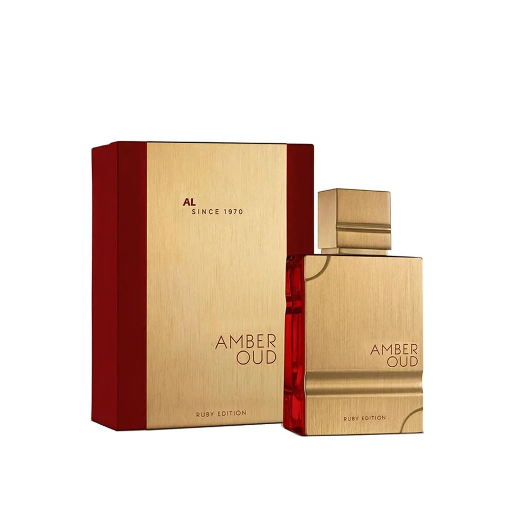 60ml Brand Men's Perfume Amber Rouge Edition For Women Eau De Toilette Spray Long-lasting Floral Woody Ideal Dating Fragrance