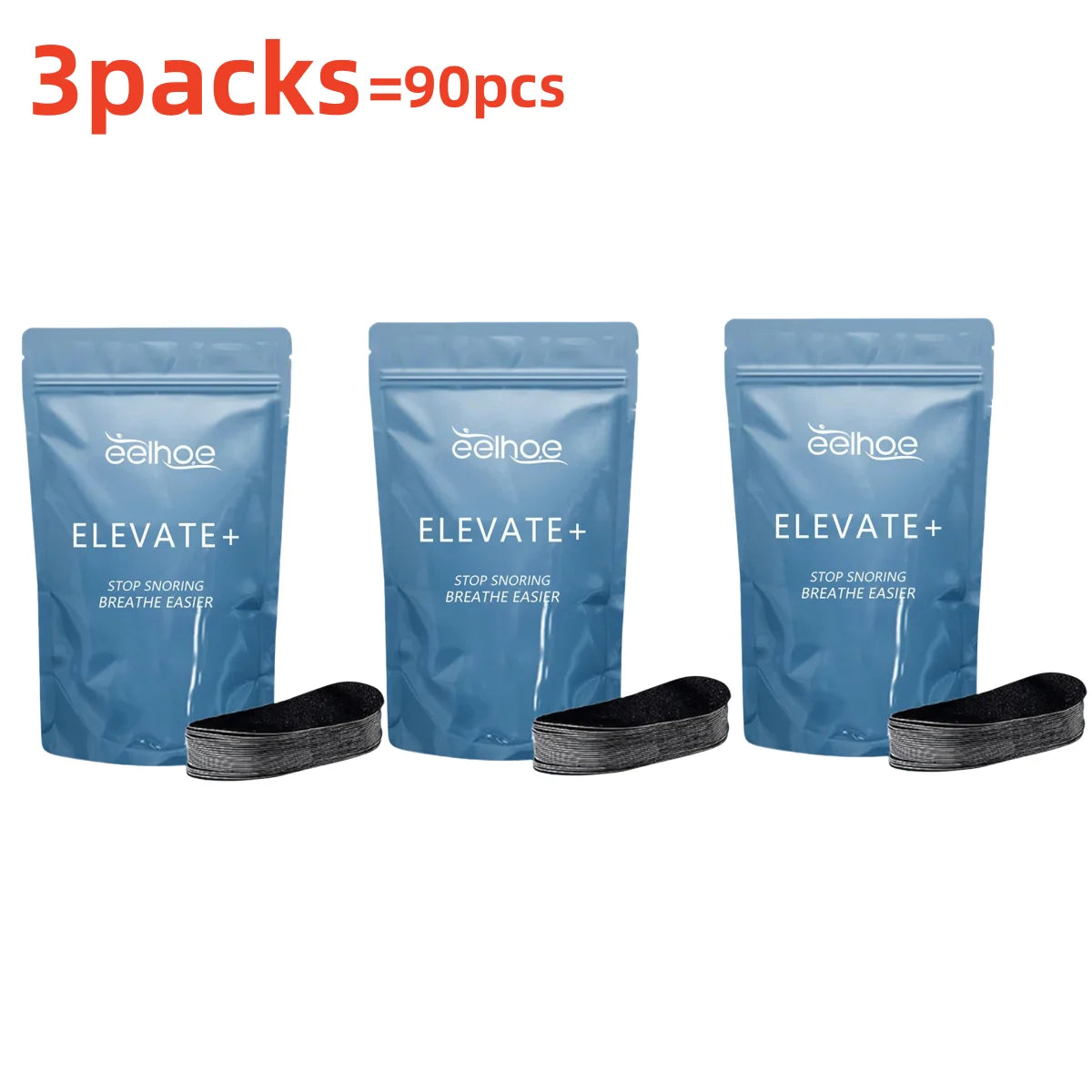 3packs Stop Snoring Patch Promote Nose Breathing Correction Night Sleeping Mouth Breathing Improvement Anti Snoring Mouth Tape
