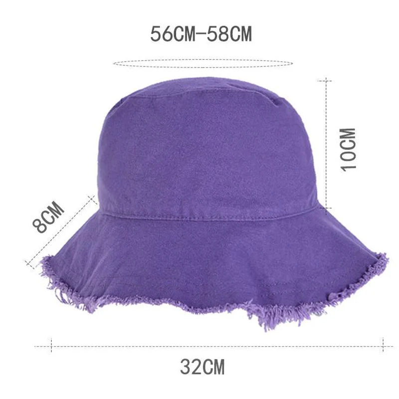 Brand Bucket Hat Fishing Outdoor Panama Hip Hop Cap Men's Summer for Fisherman Hat Women Denim Bucket Hats Custom Bucket Hat