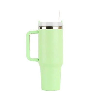 New Hot 40oz Insulated Tumbler acuum Cup 2.0 Thermal Mug for with Handle Straw Stainless Steel Hot and Cold Coffee Drink