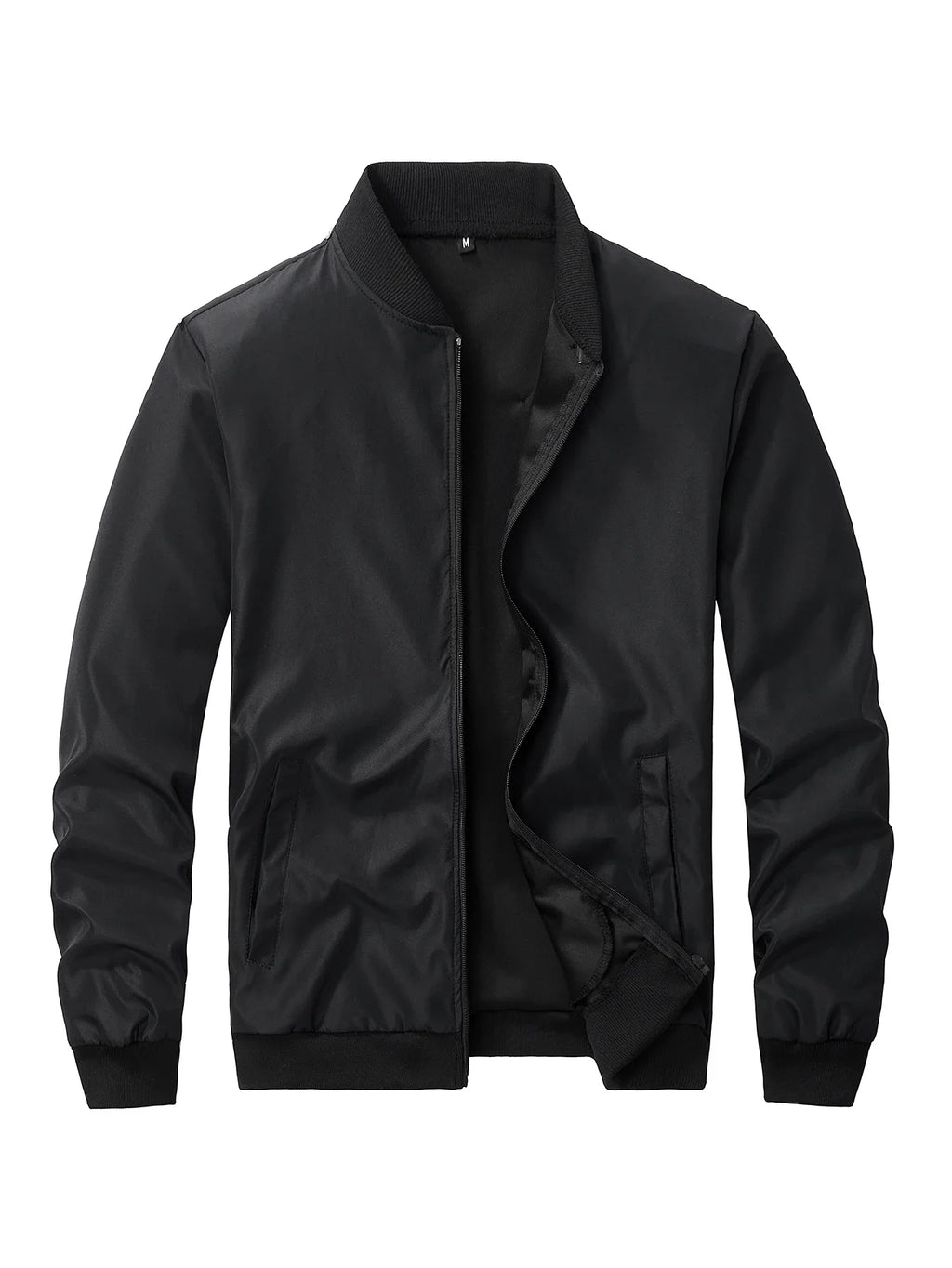 2025New Spring and Autumn New Baseball Collar Short Loose Solid Color Jacket Men's Business Casual Thin Coat Trend puffer jacket