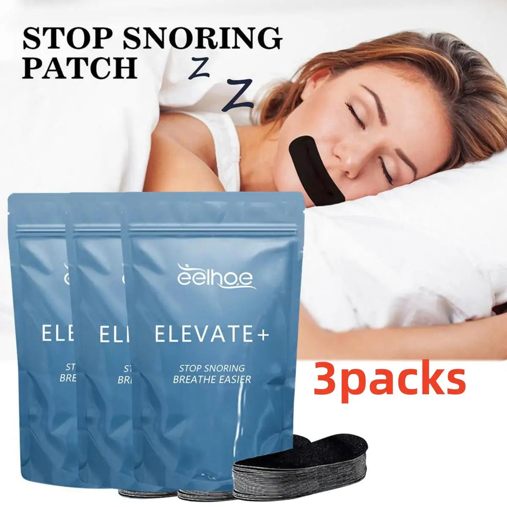 3packs Stop Snoring Patch Promote Nose Breathing Correction Night Sleeping Mouth Breathing Improvement Anti Snoring Mouth Tape