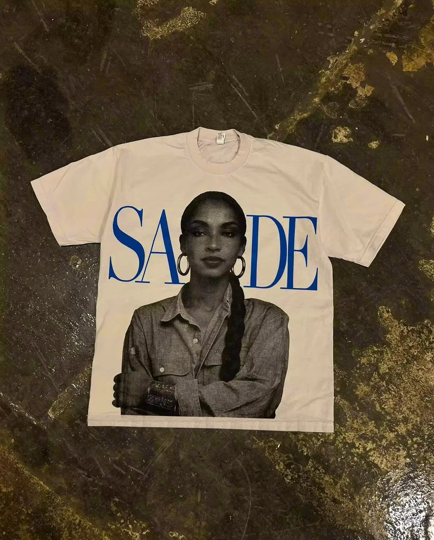 SADE Y2K Vintage  Streetwear Oversized T Shirt Goth Casual Loose Hip-hop Top Men Women Clothes tee Real Casa Tennis Club