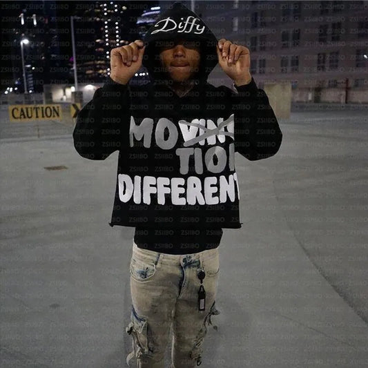 Y2K Hoodie Hip hop Streetwear Letter Print Foam Pullover Men Women Sweatshirt Harajuku Gothic Oversize Hooded Top