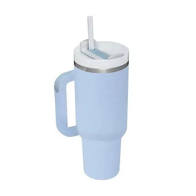 New Hot 40oz Insulated Tumbler acuum Cup 2.0 Thermal Mug for with Handle Straw Stainless Steel Hot and Cold Coffee Drink