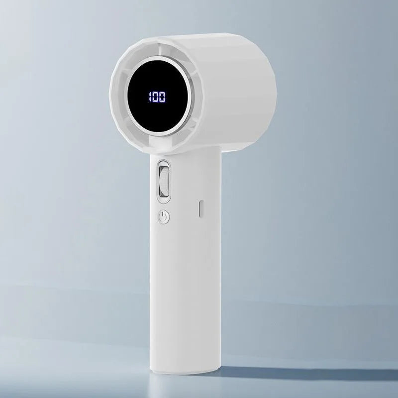 Xiaomi Handheld Portable Fan 100 Wind Speeds Adjustable Usb Charging Mini Outdoor Portable Turbo Long-lasting High Speed Fan