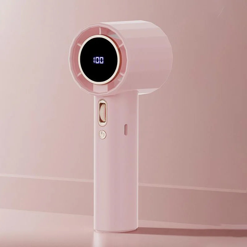 Xiaomi Handheld Portable Fan 100 Wind Speeds Adjustable Usb Charging Mini Outdoor Portable Turbo Long-lasting High Speed Fan