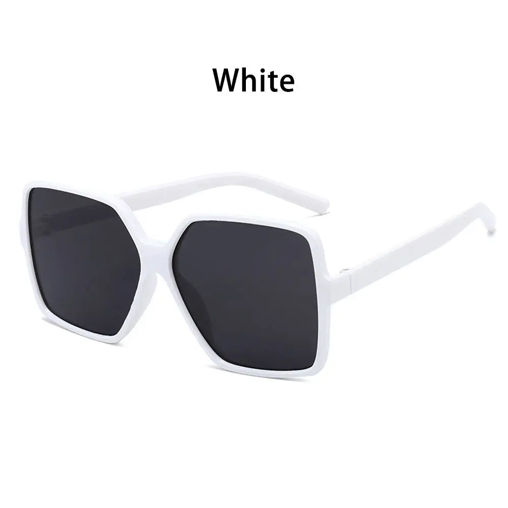 2024 Black Square Oversized Sunglasses Women Big Frame Colorful Sun Glasses Female Mirror Oculos Unisex Gradient Hip Hop Shades