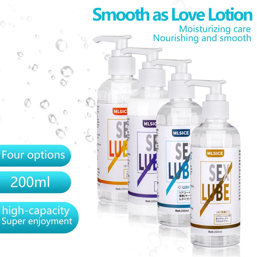Sex Lube Water Based Men Semen Anal Lubricant Gay Gel Masturatobr For Women Vagina Oil Toys Games Couples Intimate Adult Goods
