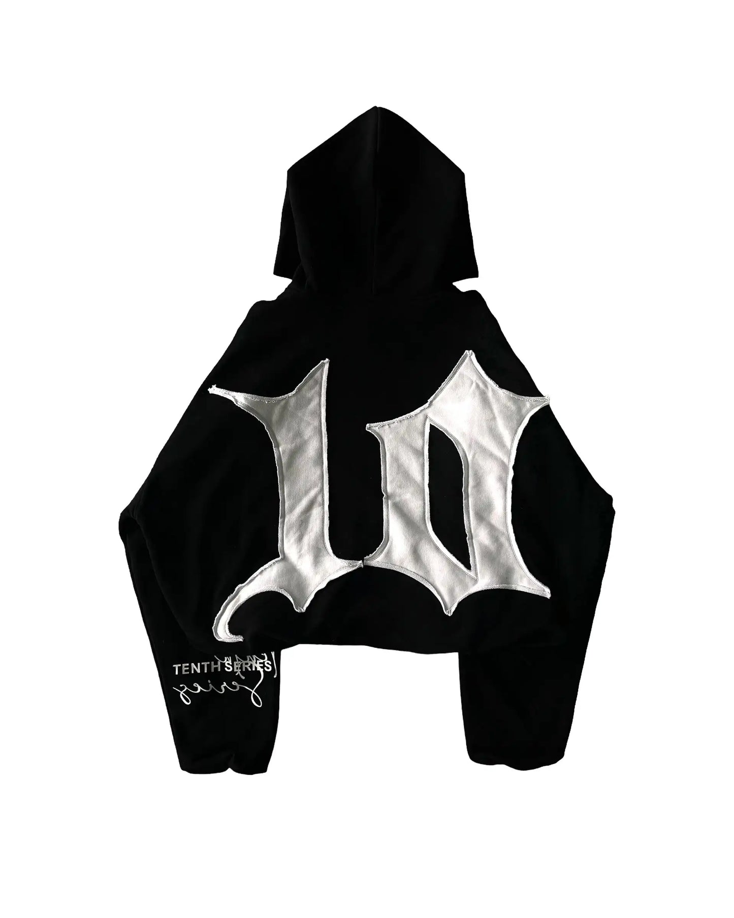 Streetwear Tenthseries Hoodie  Clothes  Hip Hop Patchwork Oversized Hoodie Sweatshirt Mens New Gothic Pullover Hoodie