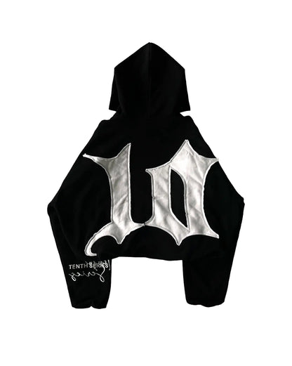 Streetwear Tenthseries Hoodie  Clothes  Hip Hop Patchwork Oversized Hoodie Sweatshirt Mens New Gothic Pullover Hoodie
