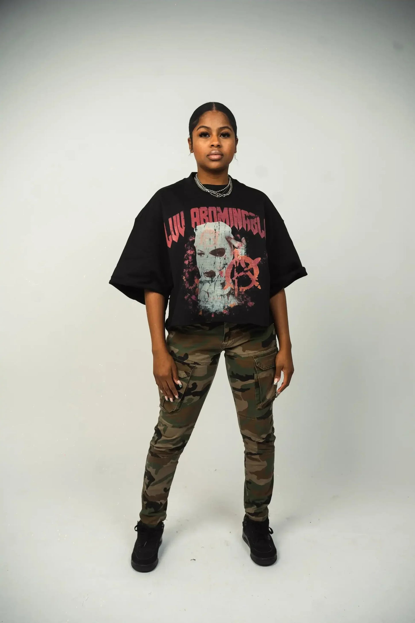 Y2K T Shirt Tops  Hip Hop Graphic Print Oversized TShirt Mens New Punk Rock Round Neck Cotton Short Sleeve Clothes