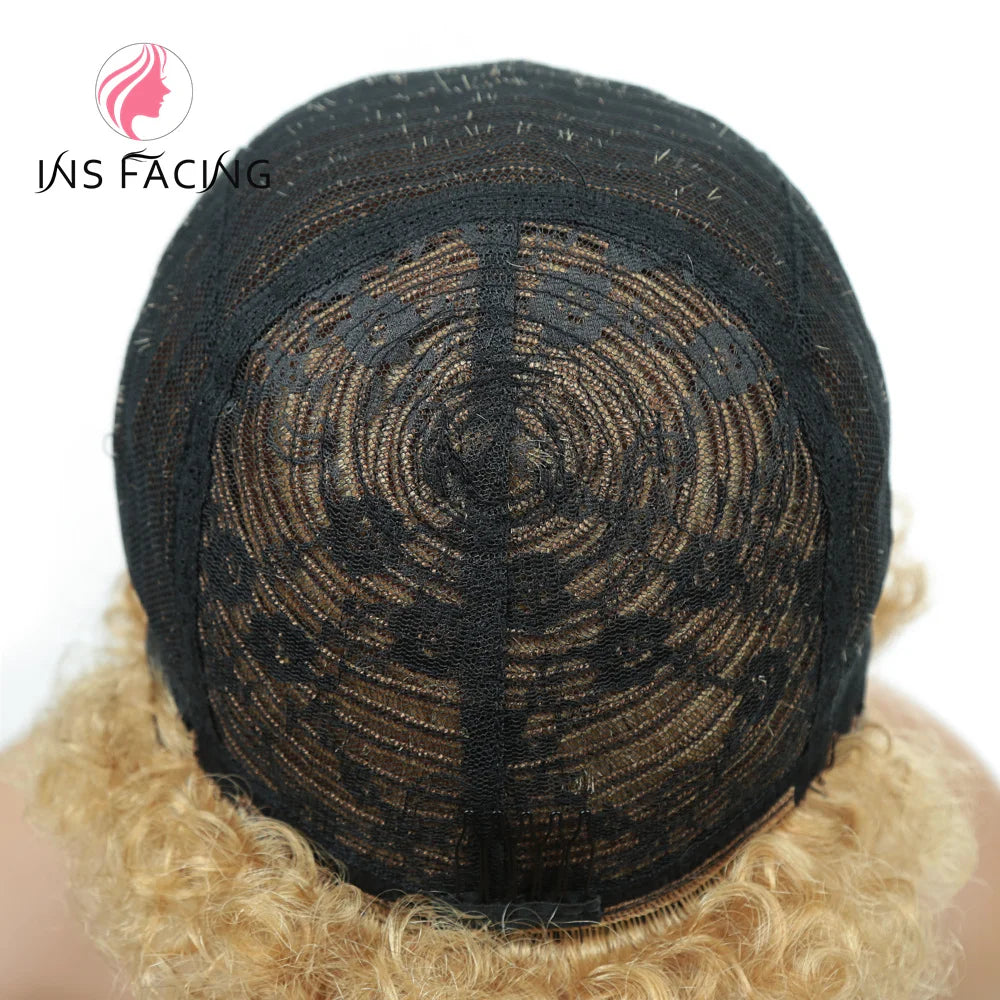 6inch natural black color 150% density daily use wig short afro curly human hair wigs machine made pixie cut human hair wig
