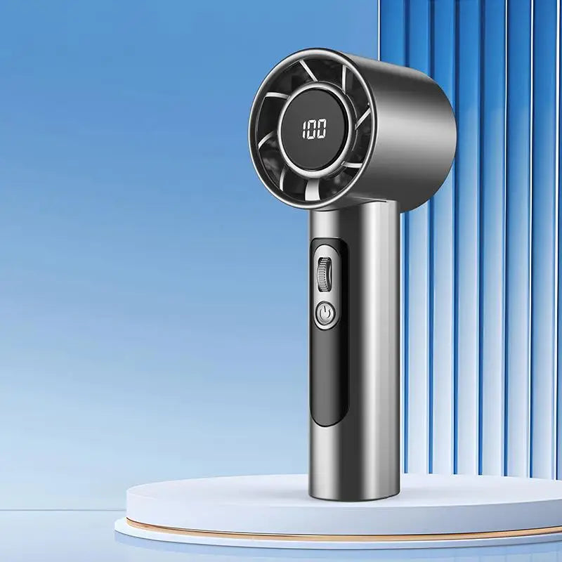 Xiaomi Handheld Portable Fan 100 Wind Speeds Adjustable Usb Charging Mini Outdoor Portable Turbo Long-lasting High Speed Fan
