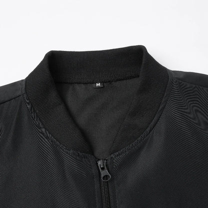 2025New Spring and Autumn New Baseball Collar Short Loose Solid Color Jacket Men's Business Casual Thin Coat Trend puffer jacket