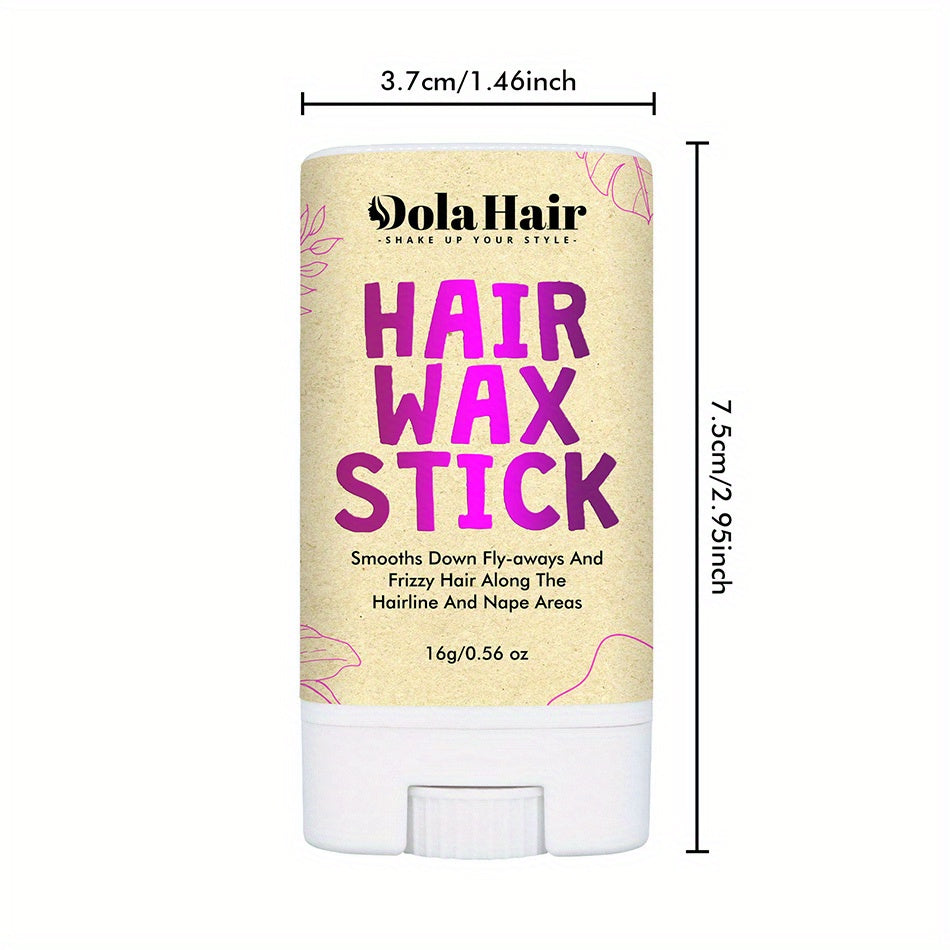 Hair Wax Stick Pomade Stick for Tames Flyaways, Wax Stick Pomade Gel for Wigs Edge Control Slick Stick Hair Pomade Stick Non-greasy Styling Wax for Texture, Shapes, Frizz, Smoothing